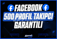 Facebook - 500 Profil+Sayfa Takipçi