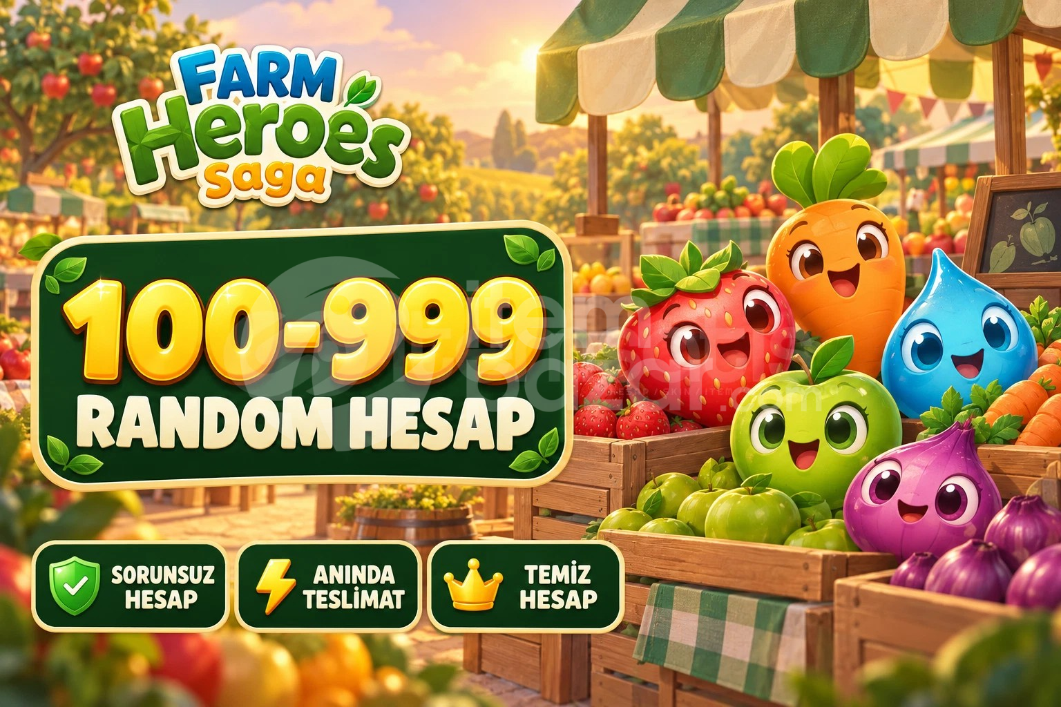 Farm Heroes Saga | 100-999 Level Arası Random