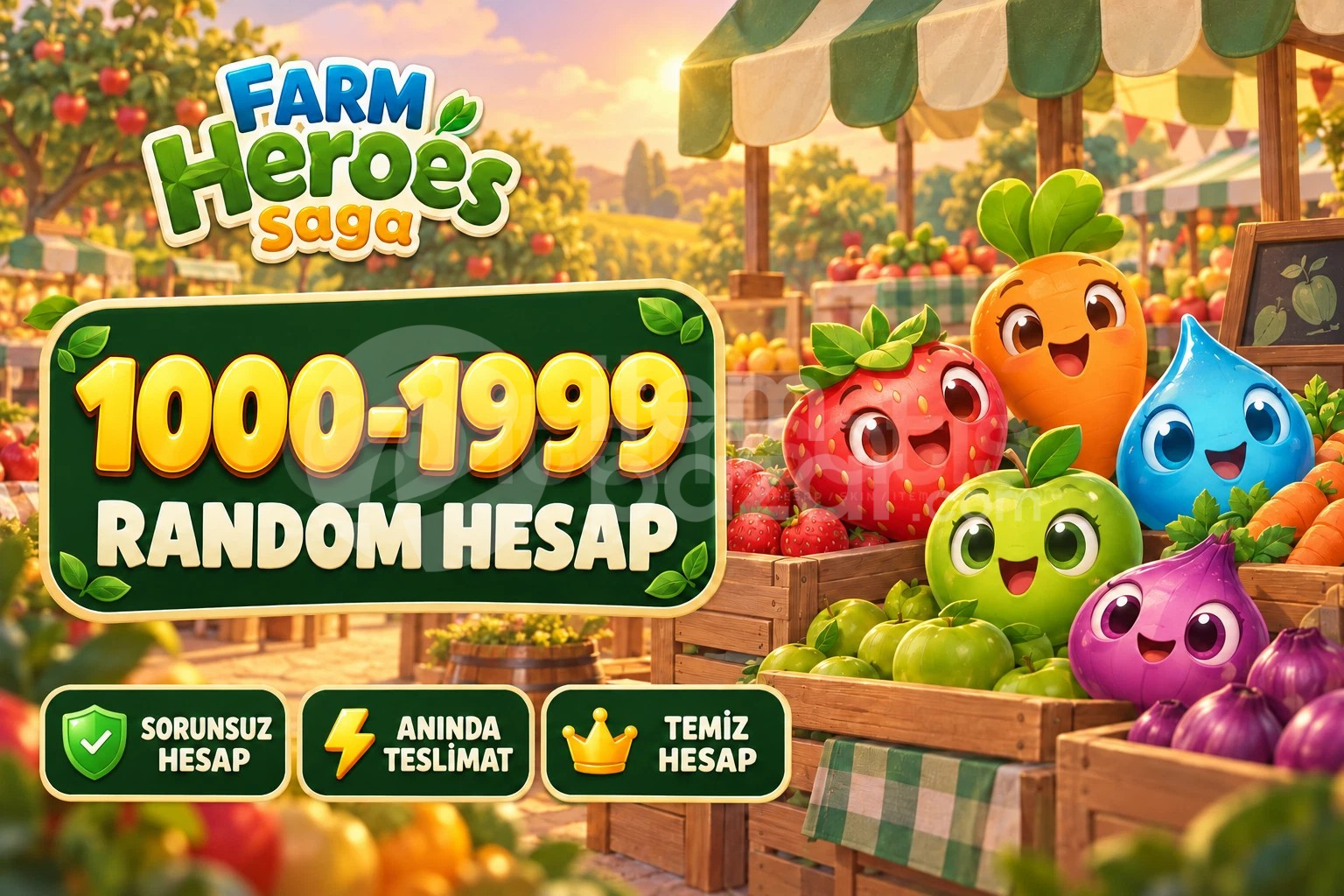 Farm Heroes Saga | 1000-1999 Level Arası Random