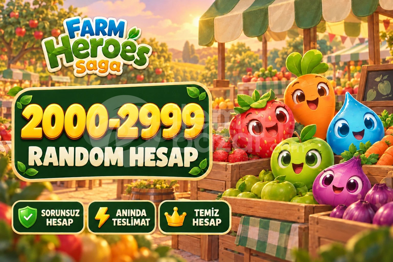 Farm Heroes Saga | 2000-2999 Level Arası Random