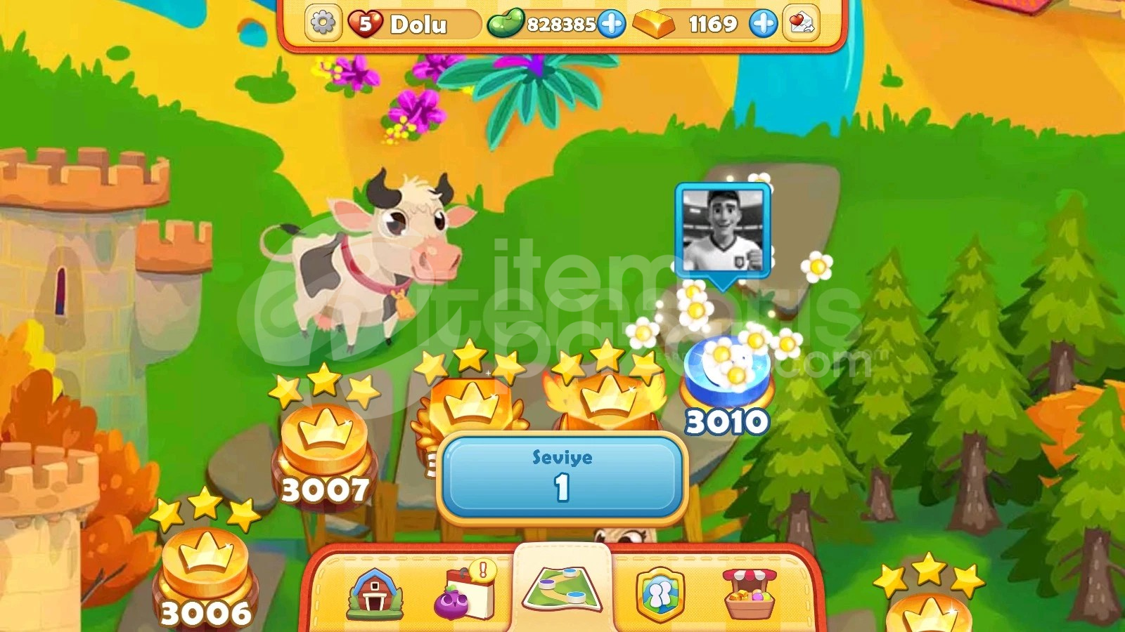 Farm Heroes Saga | 3010 Level Hesap | Resimli