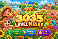 Farm Heroes Saga | 3035 Level Hesap | Resimli