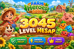 Farm Heroes Saga | 3045 Level Hesap | Resimli