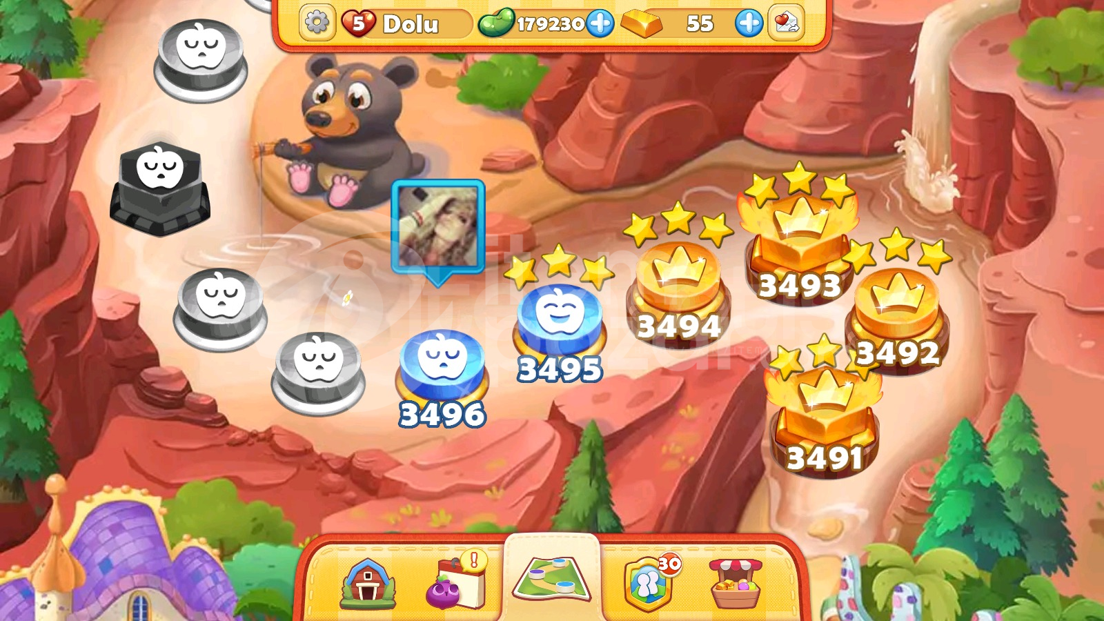 Farm Heroes Saga | 3496 Level Hesap | Resimli