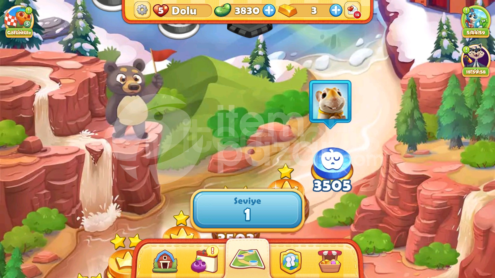 Farm Heroes Saga | 3505 Level Hesap | Resimli