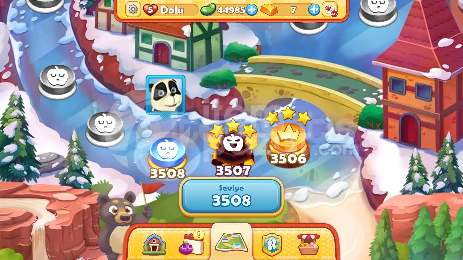 Farm Heroes Saga | 3508 Level Hesap | Resimli