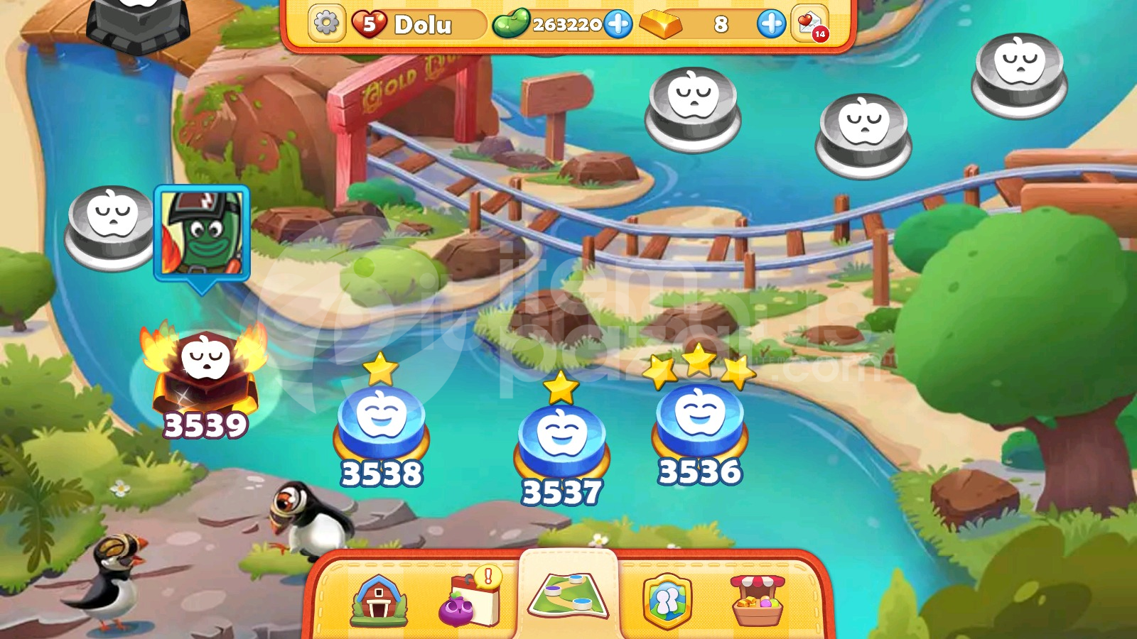 Farm Heroes Saga | 3539 Level Hesap | Resimli