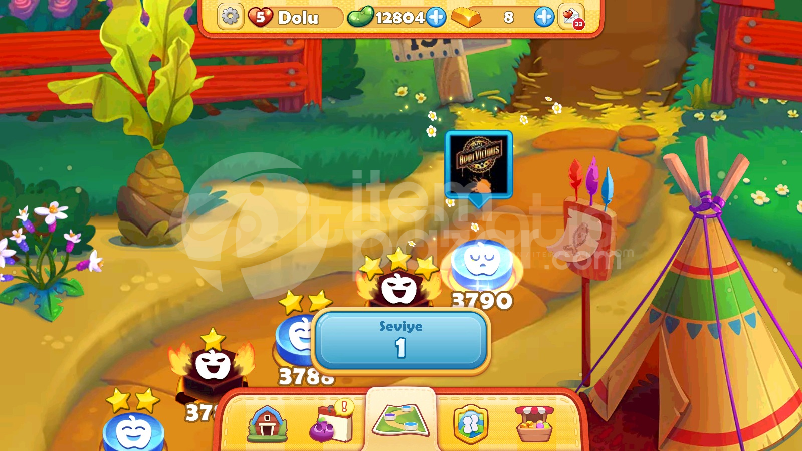 Farm Heroes Saga | 3790 Level Hesap | Resimli