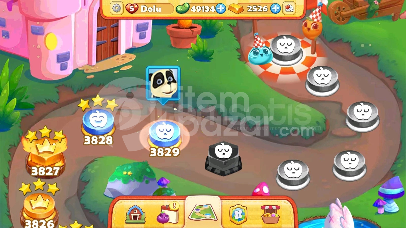 Farm Heroes Saga | 3829 Level Hesap | Resimli