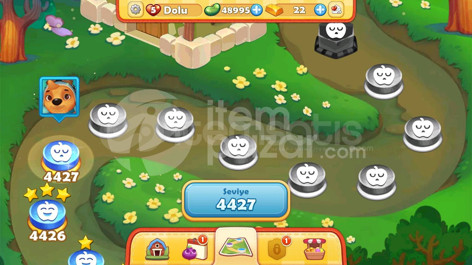 Farm Heroes Saga | 4427 Level Hesap | Resimli