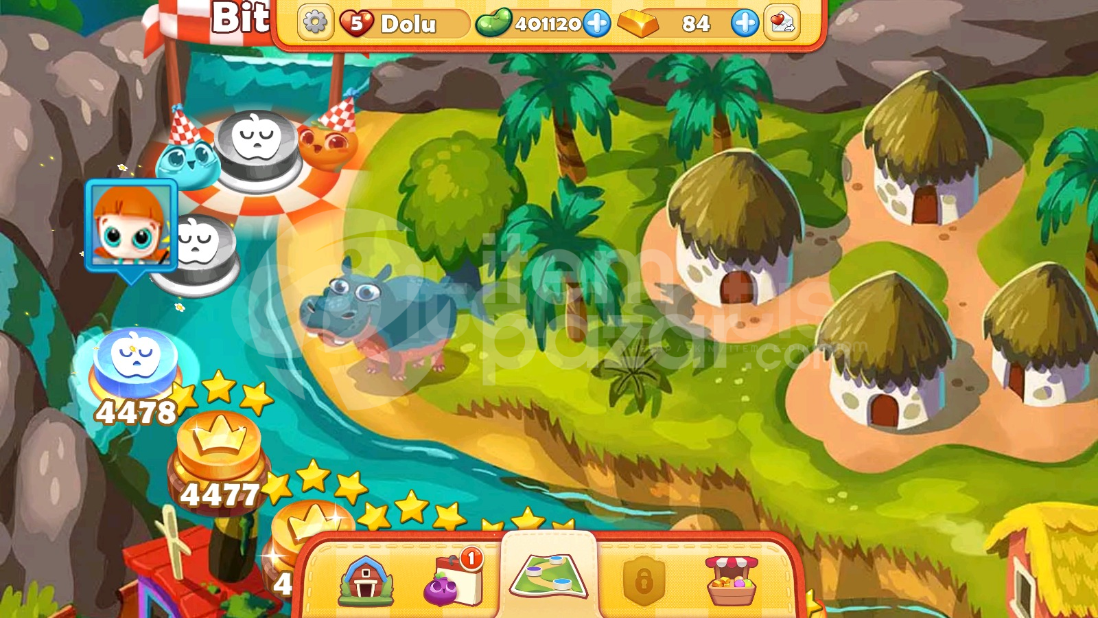 Farm Heroes Saga | 4478 Level Hesap | Resimli