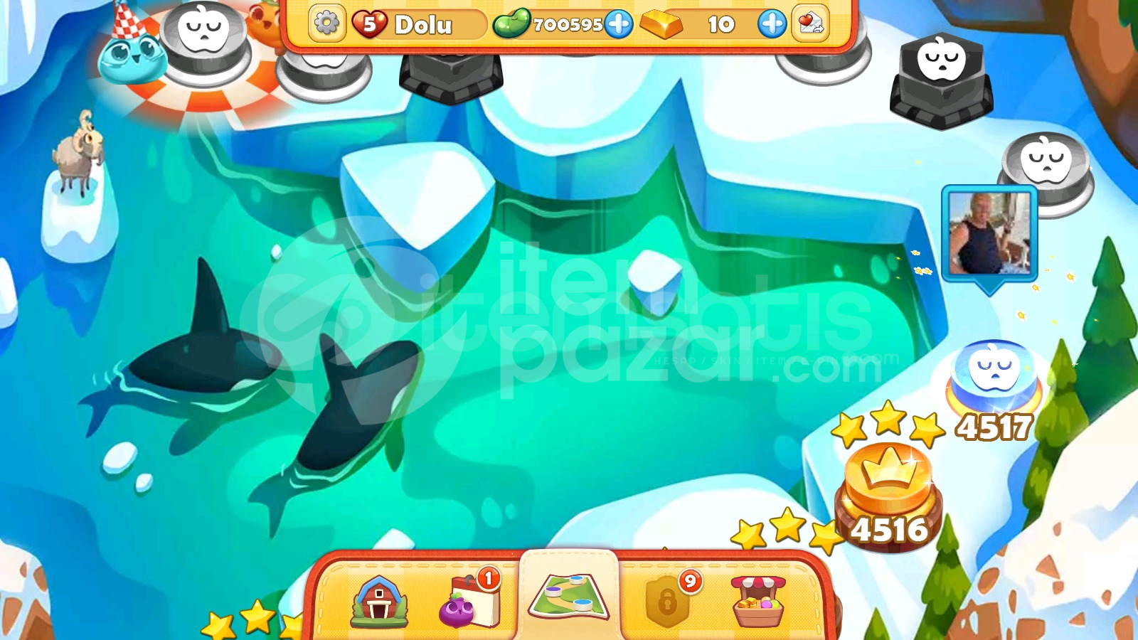 Farm Heroes Saga | 4517 Level Hesap | Resimli