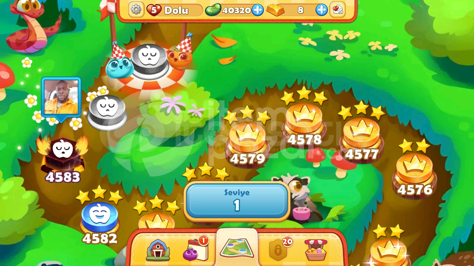 Farm Heroes Saga | 4583 Level Hesap | Resimli