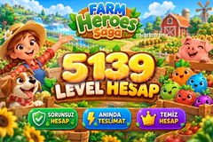 Farm Heroes Saga | 5139 Level Hesap | Resimli