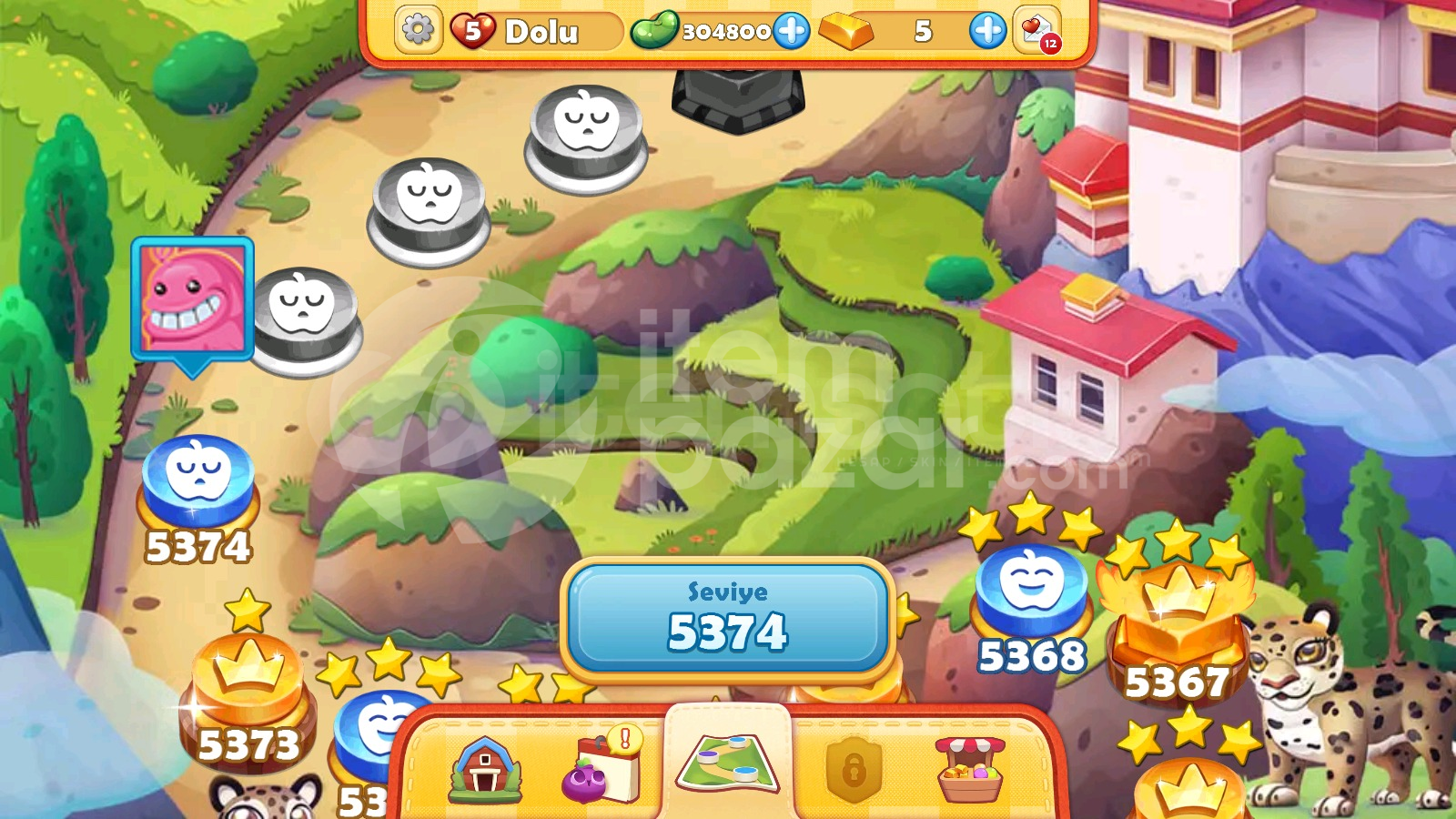 Farm Heroes Saga | 5374 Level Hesap | Resimli