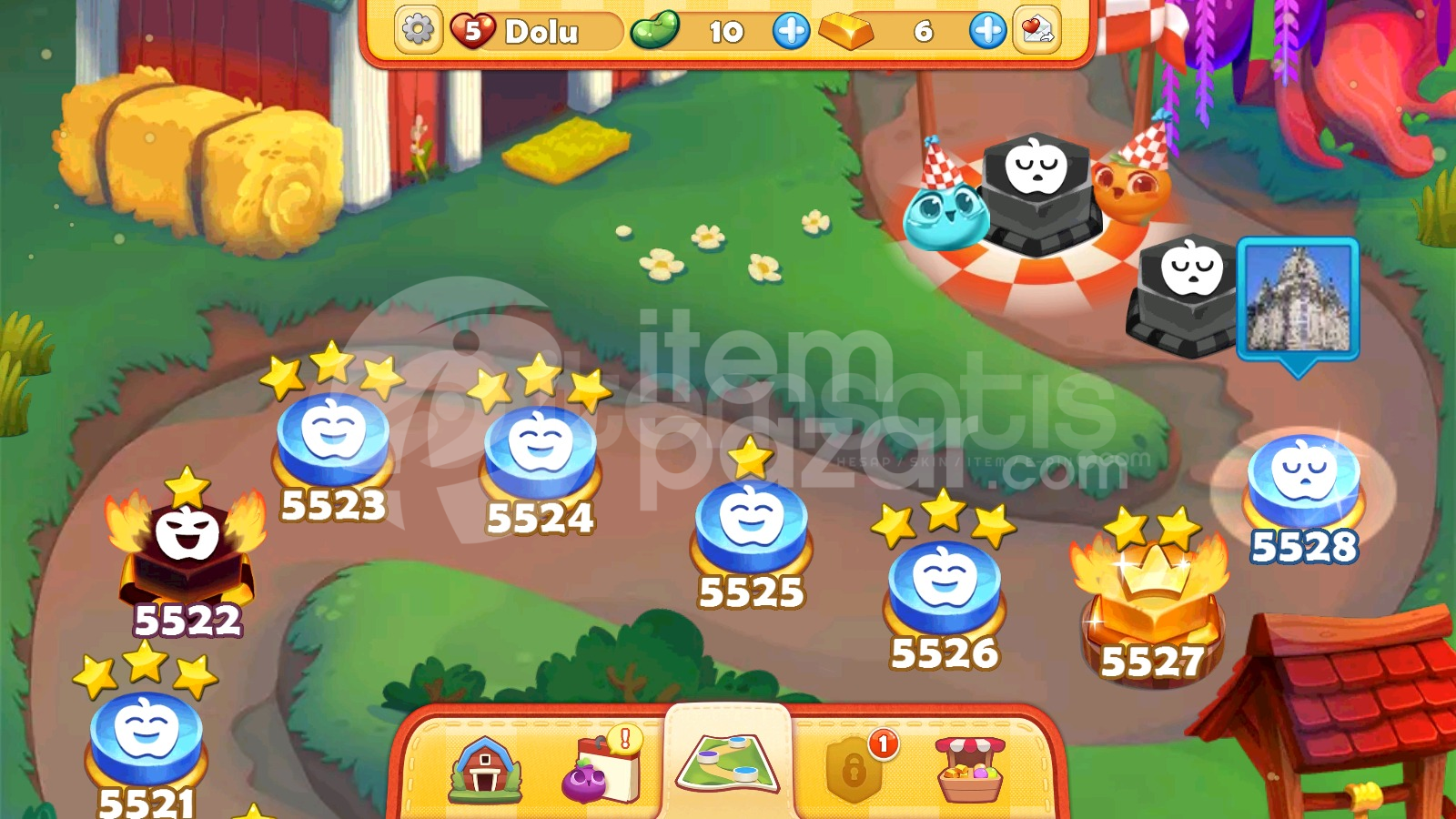 Farm Heroes Saga | 5528 Level Hesap | Resimli
