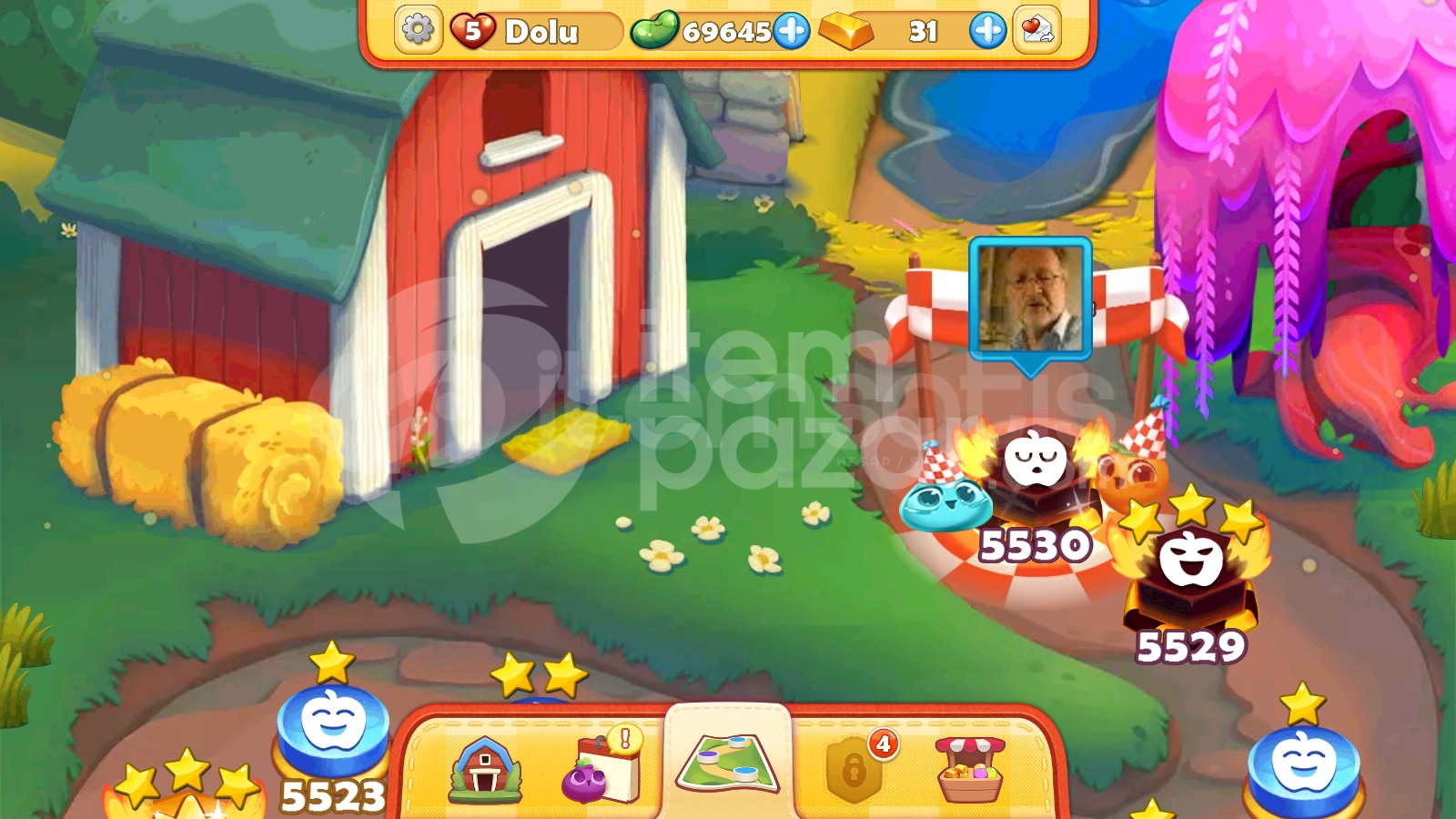 Farm Heroes Saga | 5530 Level Hesap | Resimli