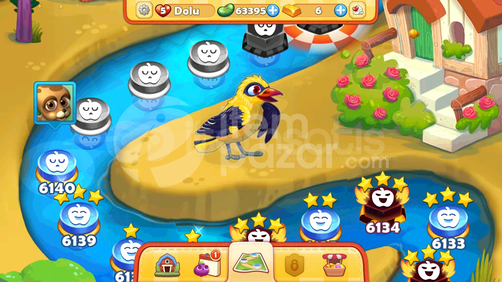 Farm Heroes Saga | 6140 Level Hesap | Resimli