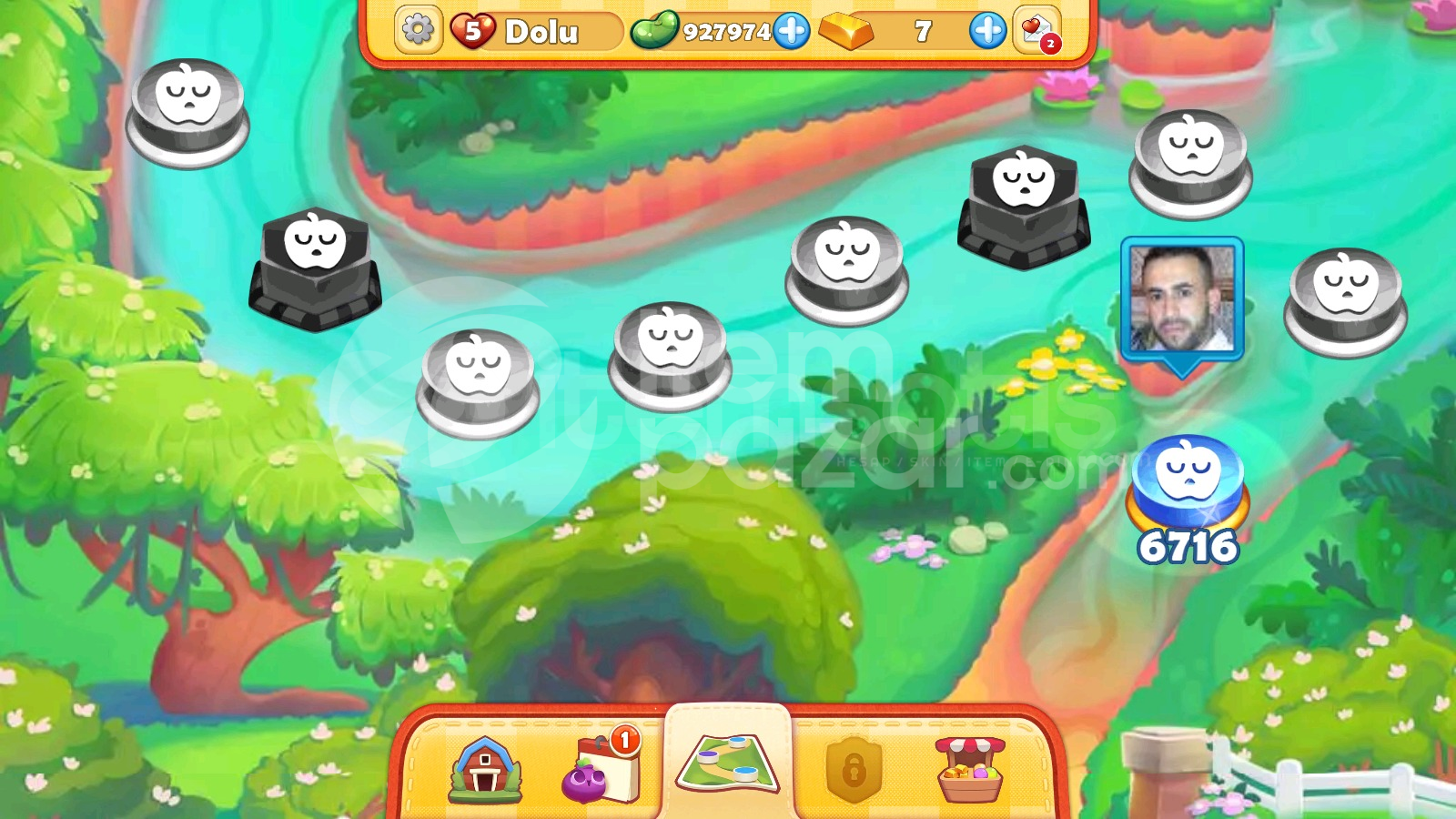 Farm Heroes Saga | 6716 Level Hesap | Resimli