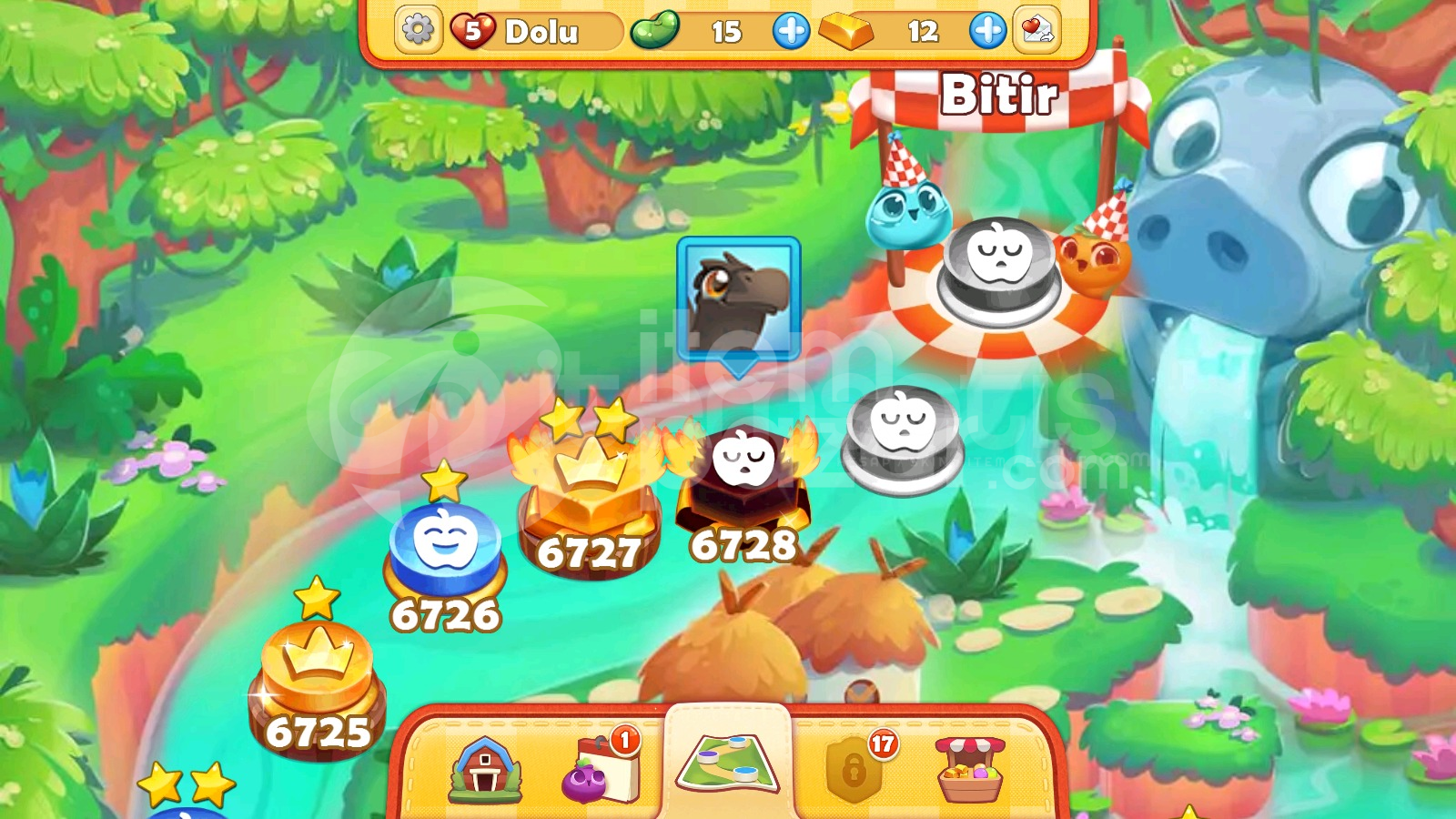 Farm Heroes Saga | 6728 Level Hesap | Resimli