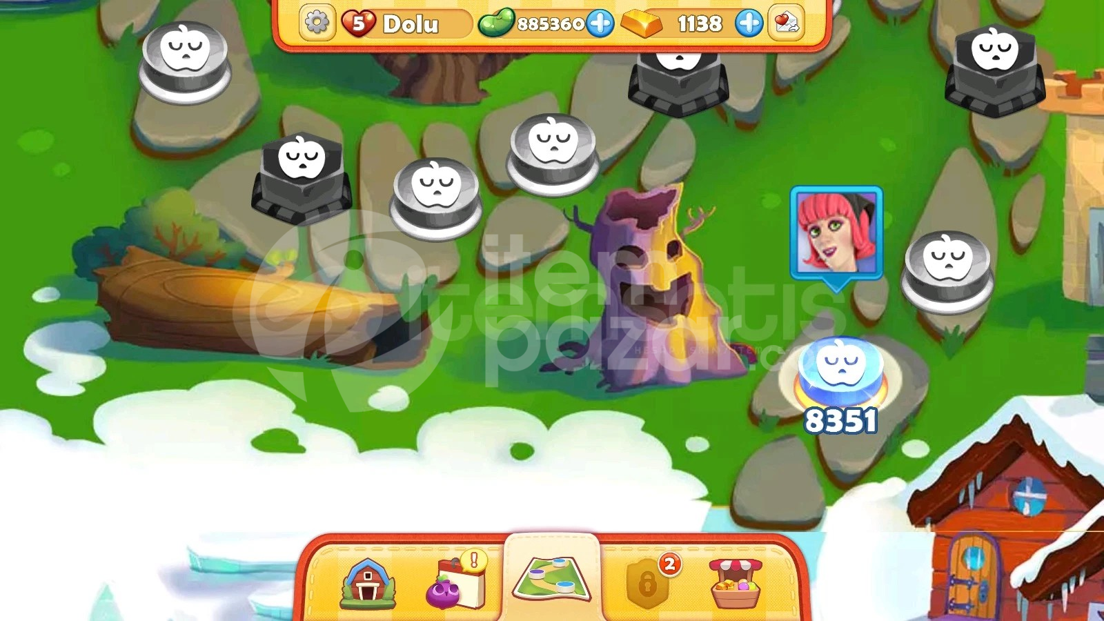 Farm Heroes Saga | 8336 Level Hesap | Resimli