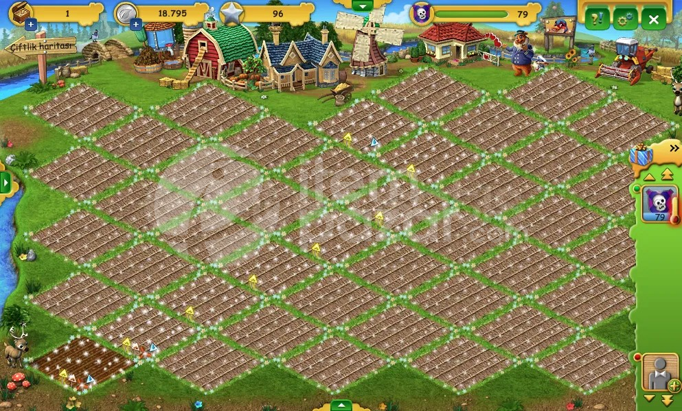 Farmerama | 79 Level | Çiftlik Hesabı | Resimli