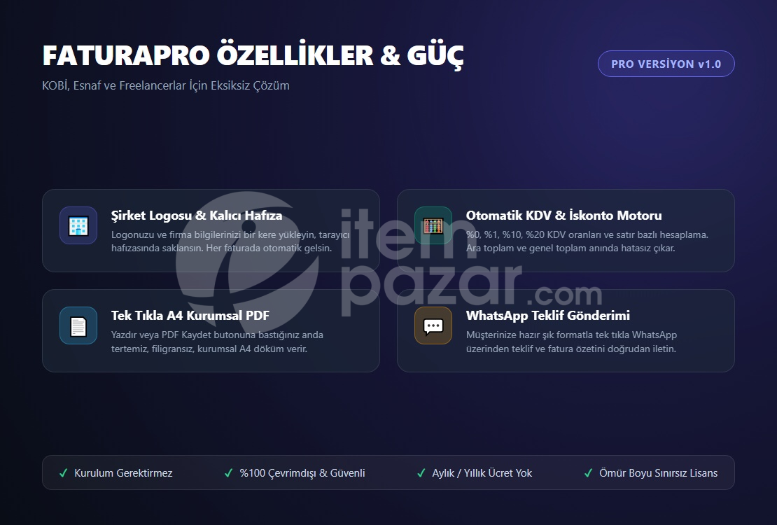 FaturaPro | Hizli E-Fatura