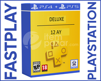PSN PLUS DELUXE 12 AY + DESTEK PS4/PS5