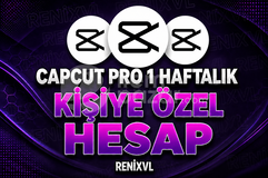 CAPCUT 1 HAFTALIK PRO - PC + MOBİL