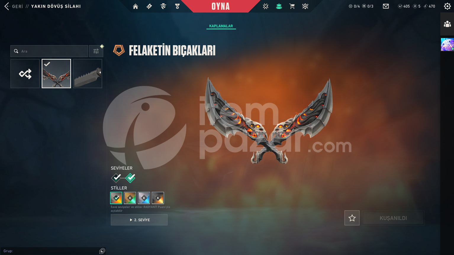 Felaketin Bıçakları Kuronami Vandal RGX Phantom