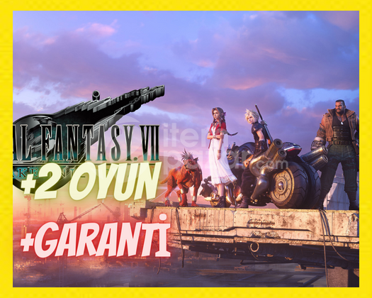 Final Fantasy 7 Remake + İstediğiniz 2 Oyun