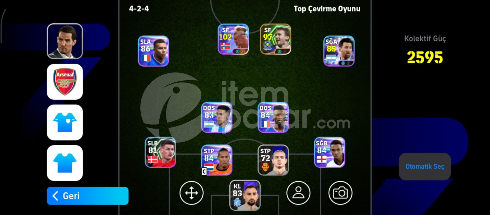 107 Haaland yeni hesap