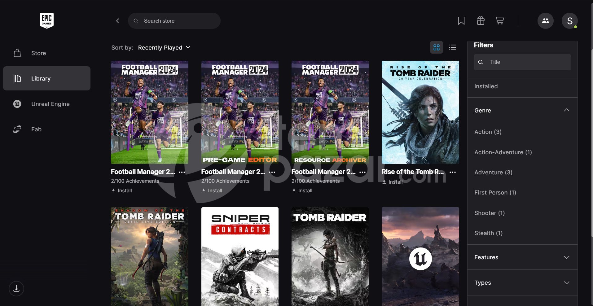 FM24 + Tomb Raider Serisi + SWAT 4 | 6+ Yıllık