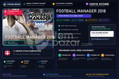 Football Manager 2018 Garantili + Hediye