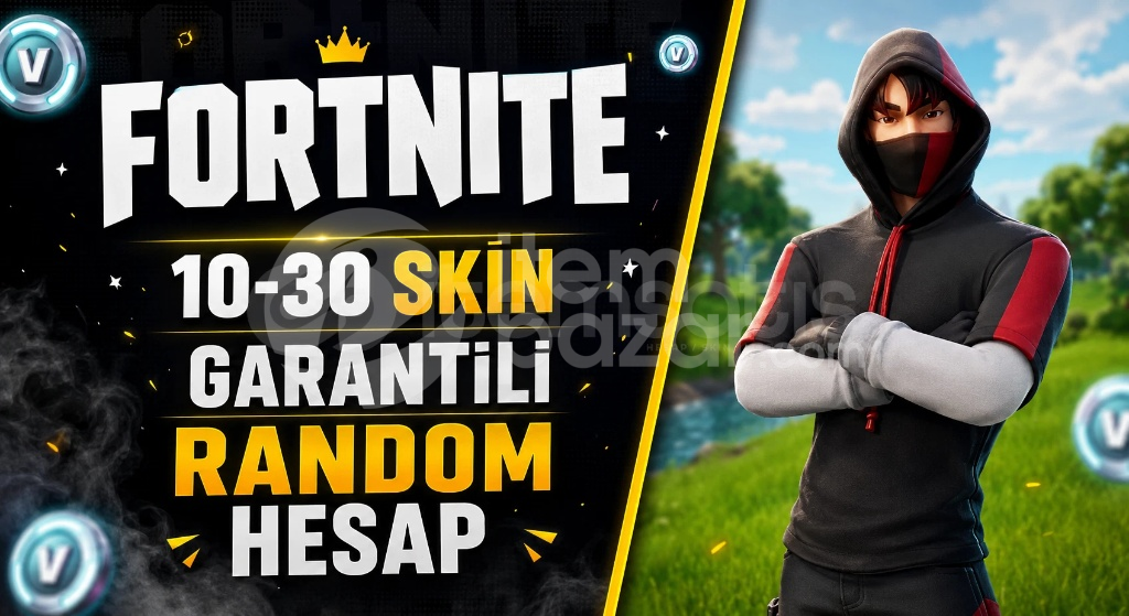 FORTNITE 10-30 SKIN RANDOM HESAP