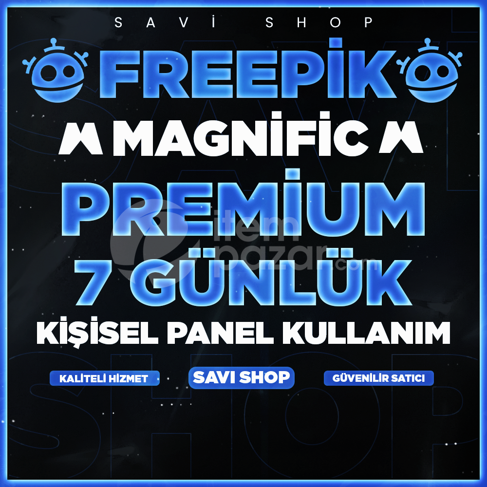 FREEPİK MAGNİFİC 1 HAFTA KİŞİSEL KULLANIM