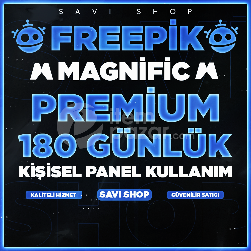 FREEPİK MAGNİFİC 6 AY KİŞİSEL KULLANIM