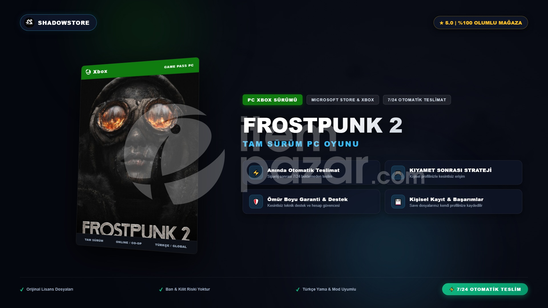 Frostpunk 2 Tam Sürüm Online Garanti