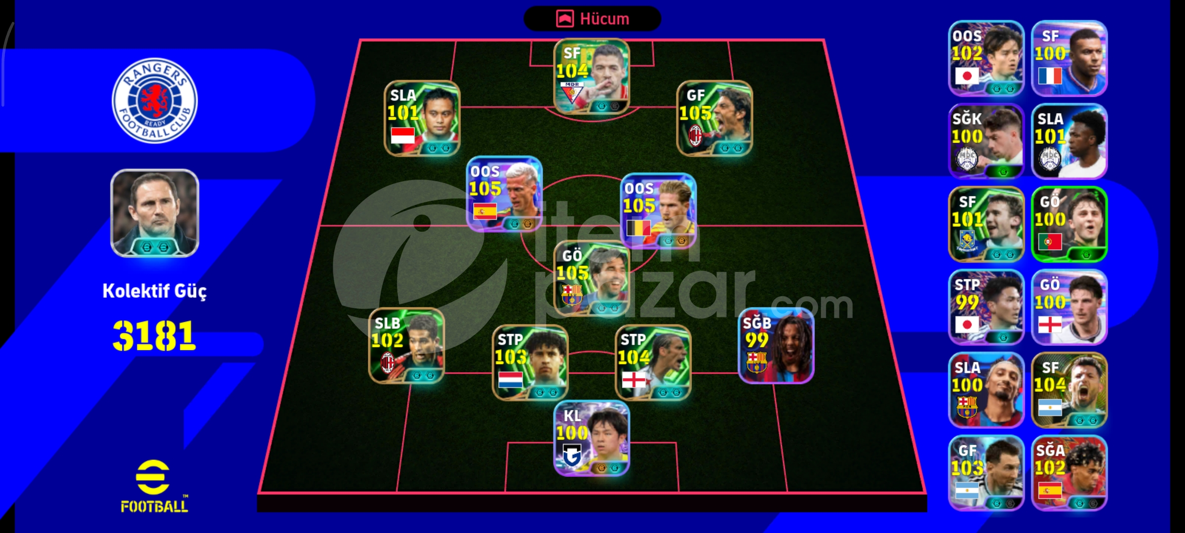 105 rui costa 106 olmo ve dahası