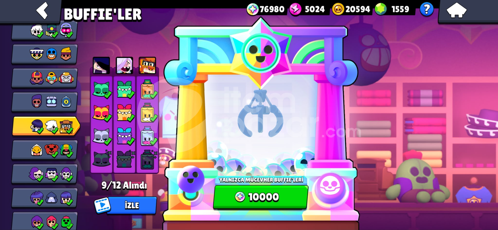 FULL BRAWL STARS HESABI | 106/106 BRAWLER