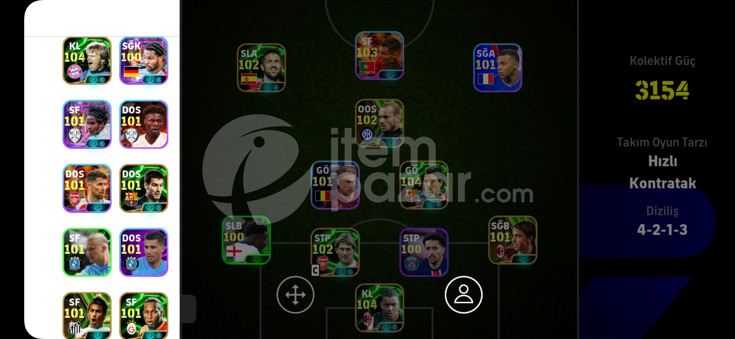 FULL DOLU PES HESABI!