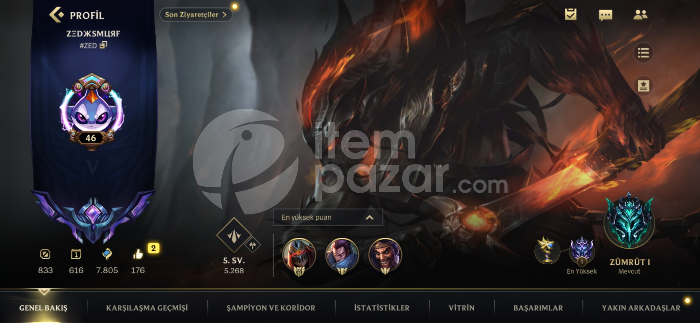 GALAKSİ KATİLİ ZED VE GECENİN KILICI YASUO