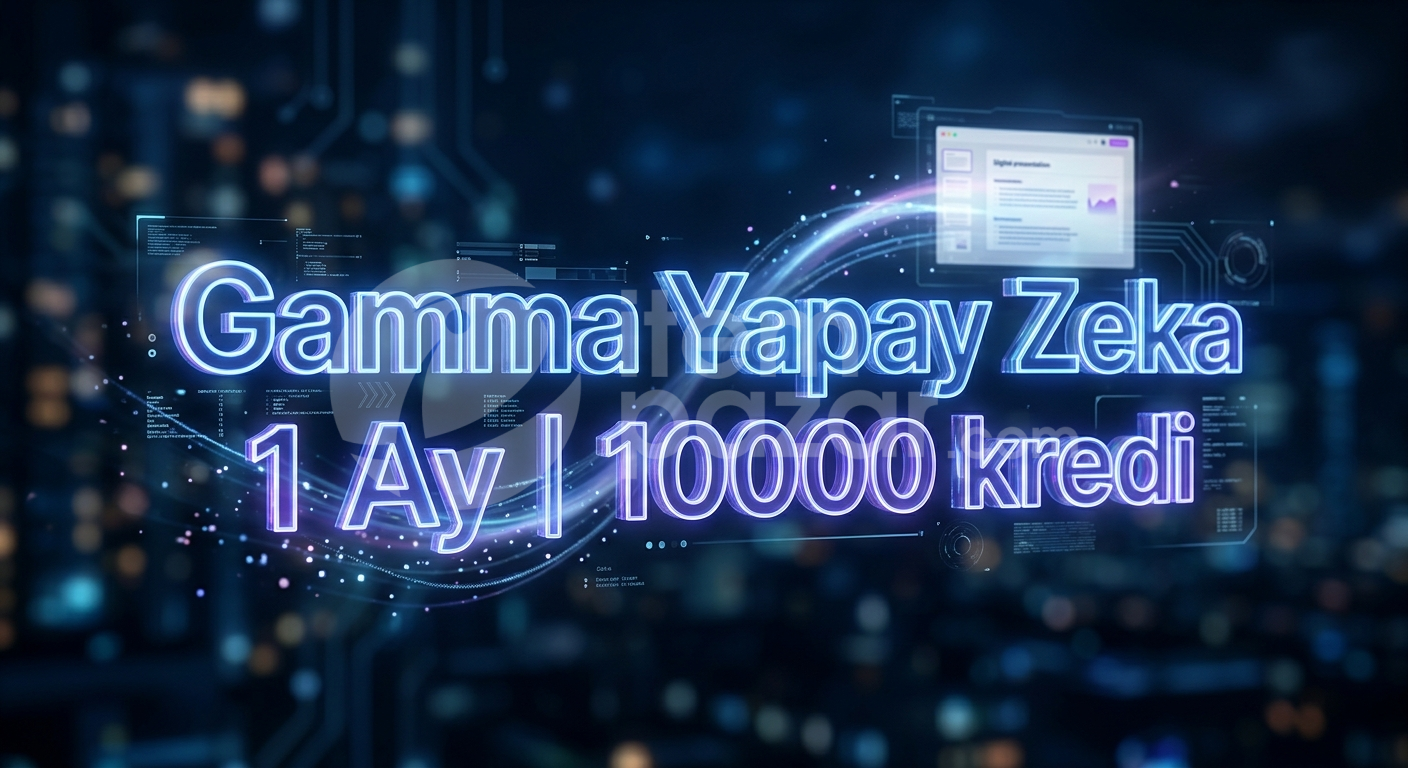 Gamma Yapay Zeka 1 Ay 10000 kredi