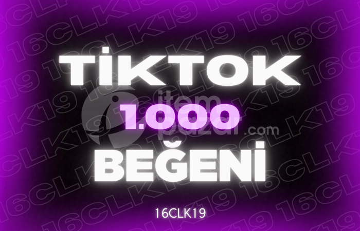[GARANTİ] ⭐1.000 TİKTOK BEĞENİ⭐