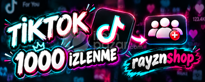 ✨{GARANTİ} 1000 TİKTOK İZLENME✨