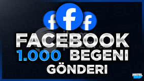 ⭐[GARANTİ]FACEBOOK 1000 GÖNDERİ BEĞENİ