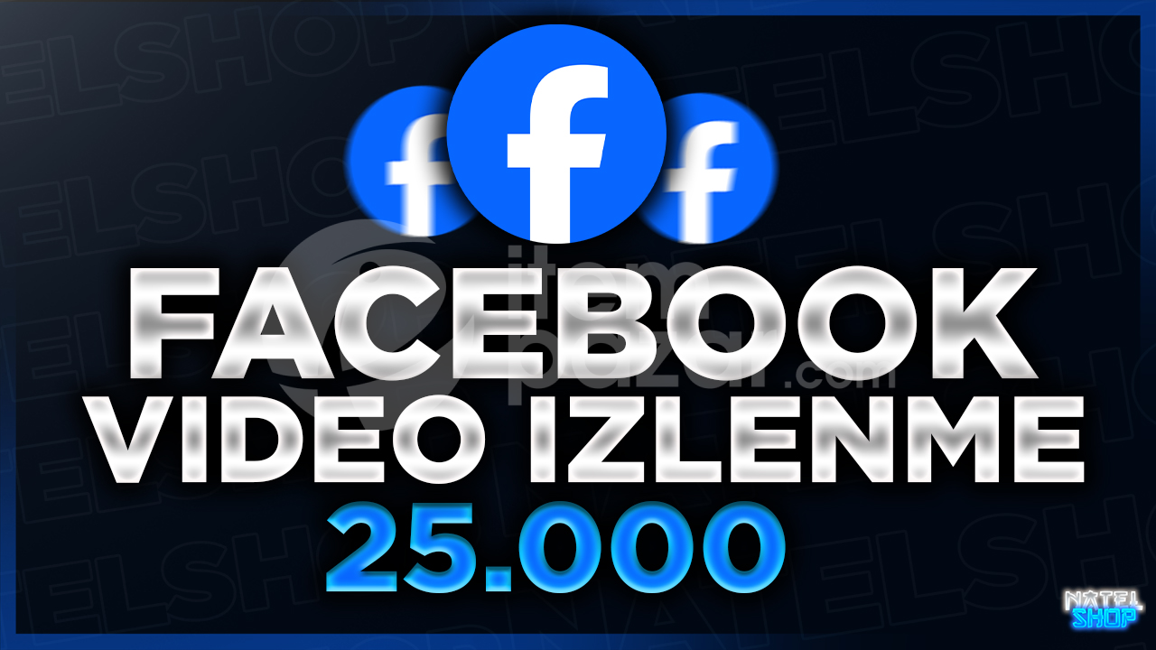 ⭐[GARANTİ]FACEBOOK 25000 VİDEO İZLENME