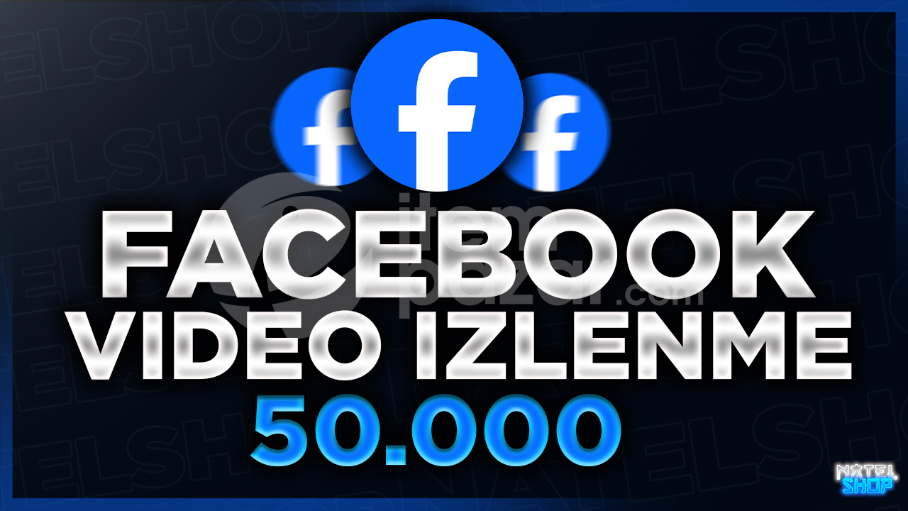 ⭐[GARANTİ]FACEBOOK 50000 VİDEO İZLENME
