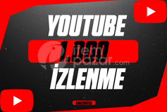GARANTİLİ 1.000 İzlenme Youtube