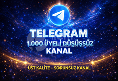 ⚡GARANTİLİ⚡1.000 ÜYELİ KANAL✅